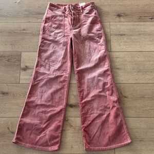 Brand New Anthropologie Pilcro Flare cords in Dusty Rose